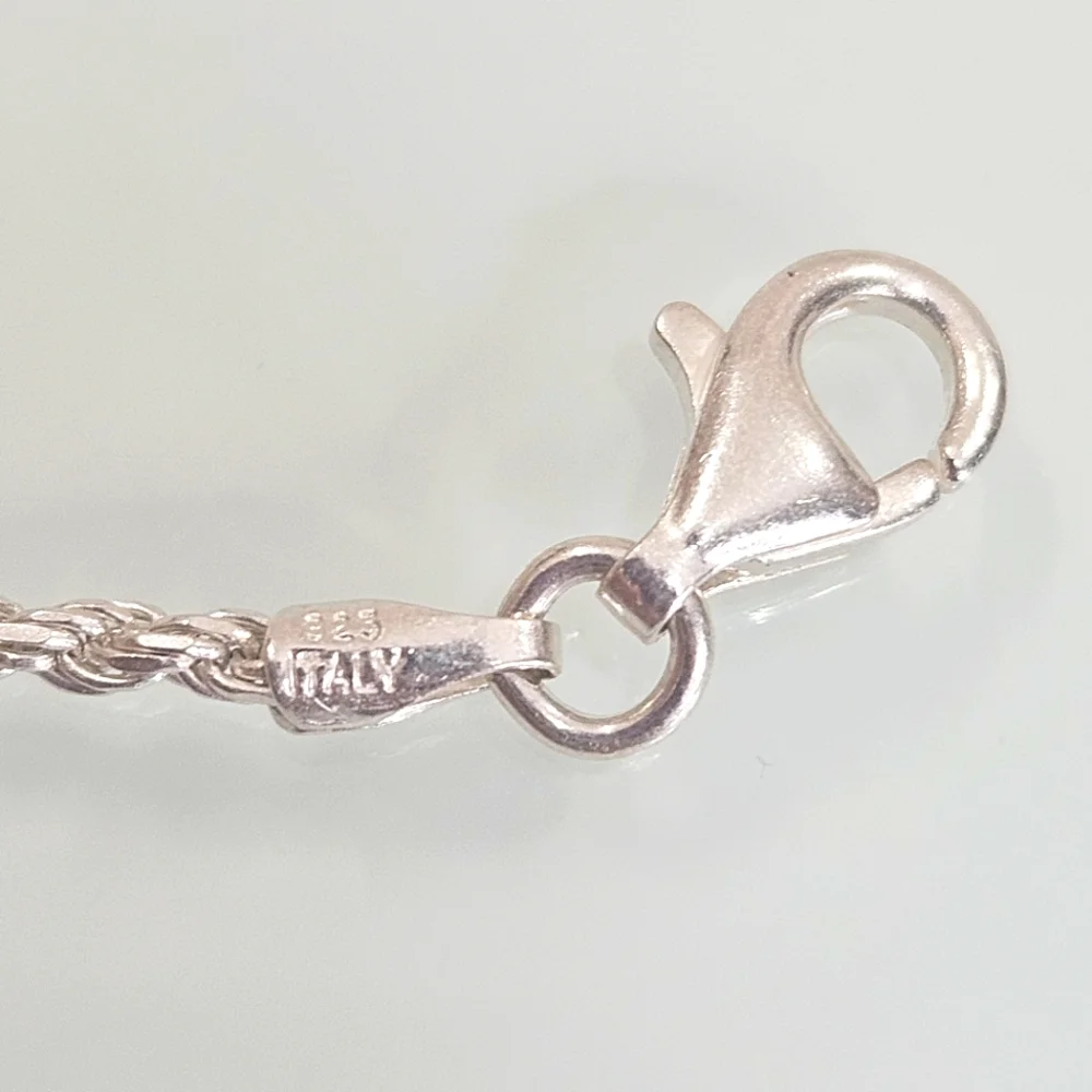 925 Italy Rope Chain 6 3/4